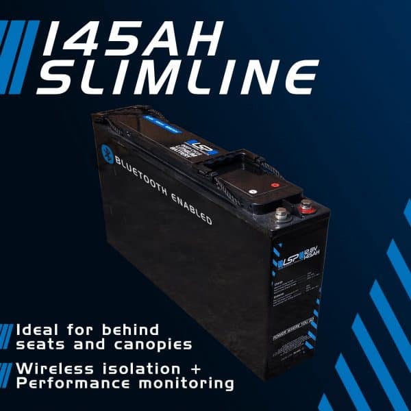 LSP 145AH SLIMLINE LITHIUM BATTERY Bluetooth controlled | lithium battery