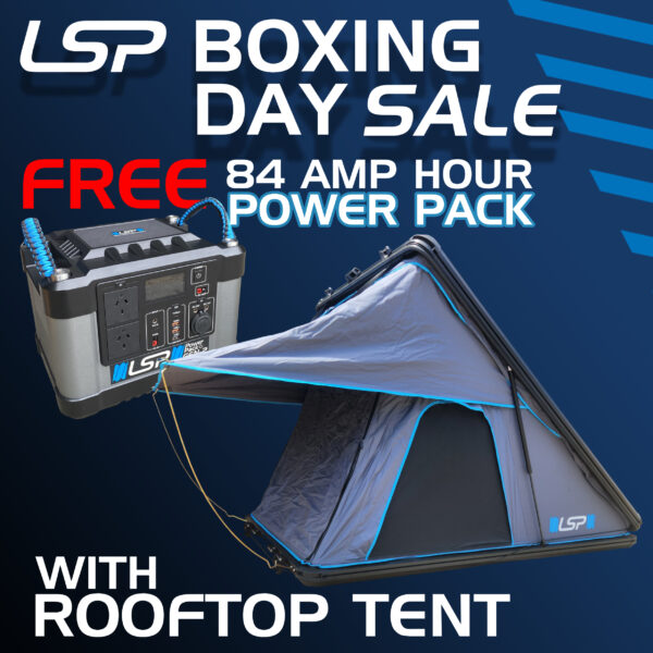 Boxing day special LSP Explorer RTT and 84Ah Power pack combo | roof top tent